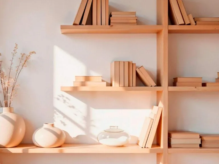 estanteria de madera en jaen